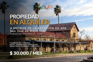 Referencia de zona Estación de AFE para propiedad en alquiler en San José de Mayo