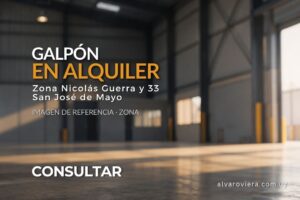 Imagen de referencia para galpón de 500 m² en alquiler en San José de Mayo